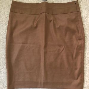 Limited Brown/Tan Pencil Skirt